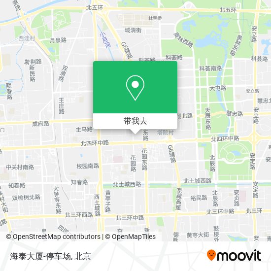 海泰大厦-停车场地图