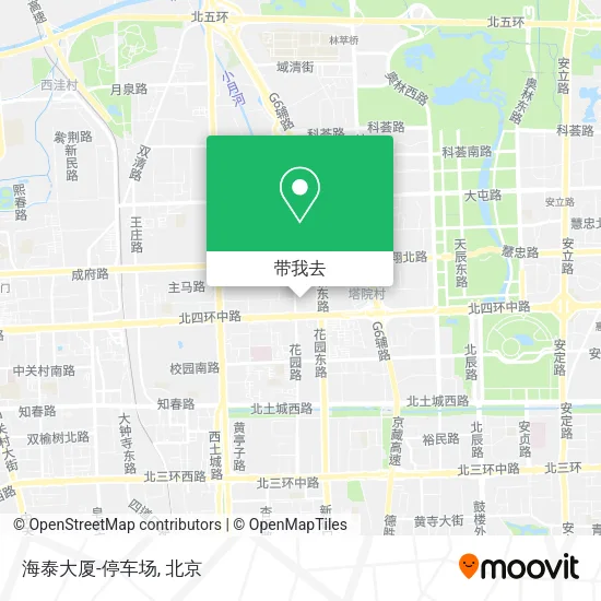 海泰大厦-停车场地图