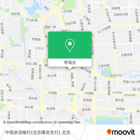 中国农业银行(北京曙光支行)地图