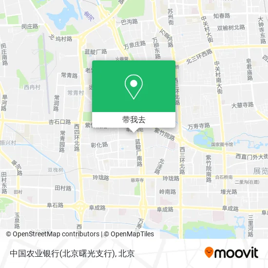 中国农业银行(北京曙光支行)地图