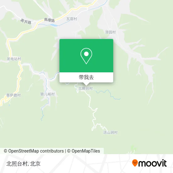 北照台村地图