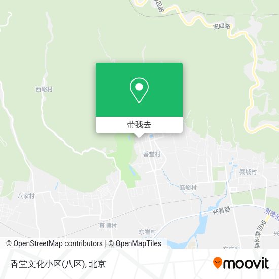 香堂文化小区(八区)地图