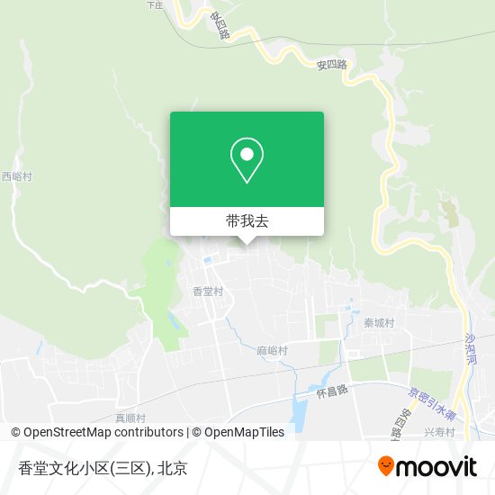 香堂文化小区(三区)地图