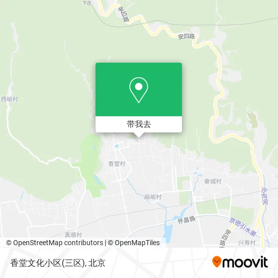 香堂文化小区(三区)地图