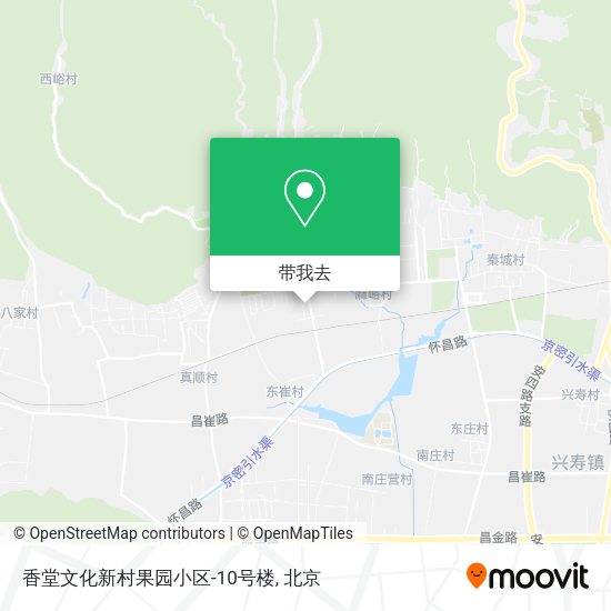 香堂文化新村果园小区-10号楼地图