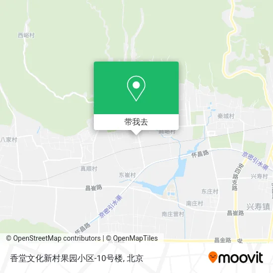 香堂文化新村果园小区-10号楼地图