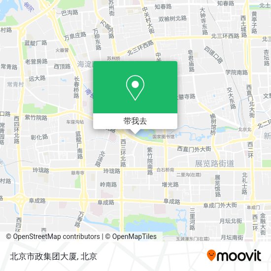 北京市政集团大厦地图