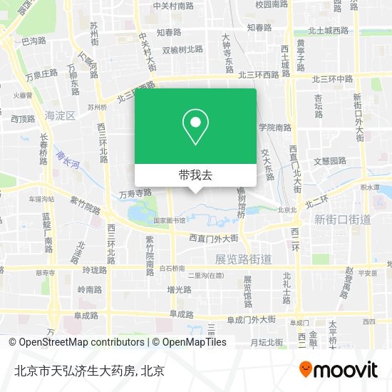 北京市天弘济生大药房地图