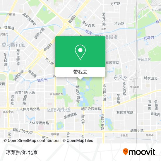 凉菜熟食地图