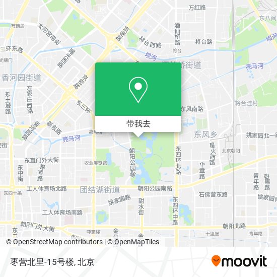 枣营北里-15号楼地图