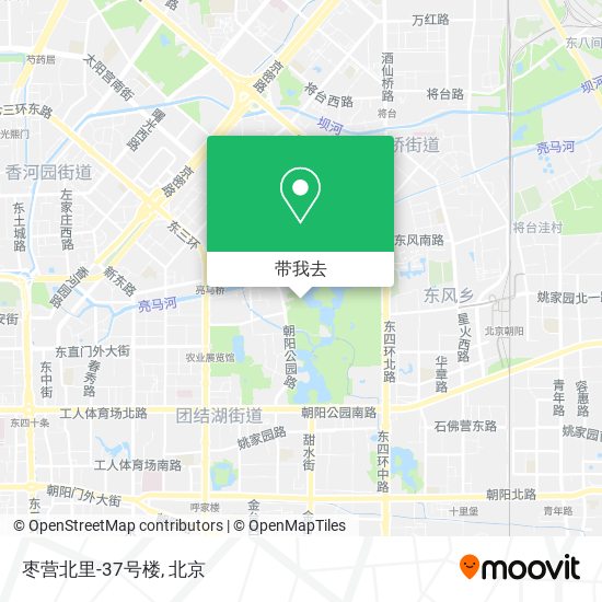枣营北里-37号楼地图