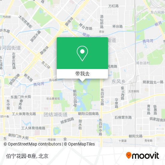 伯宁花园-B座地图