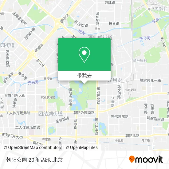朝阳公园-20商品部地图