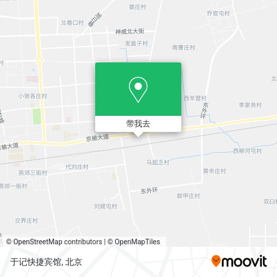 于记快捷宾馆地图