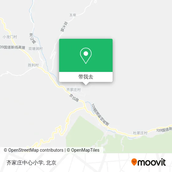 齐家庄中心小学地图