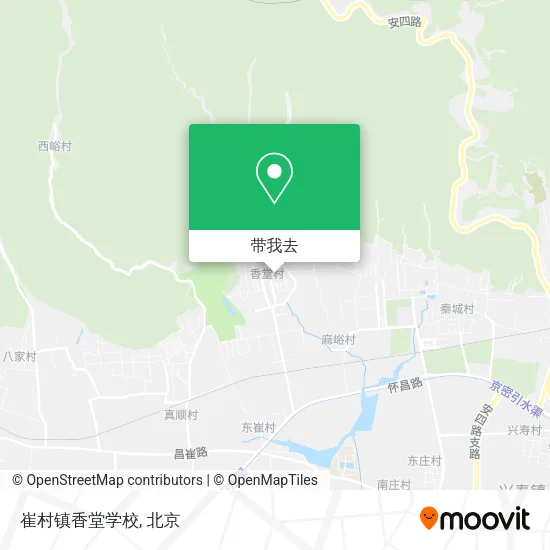 崔村镇香堂学校地图