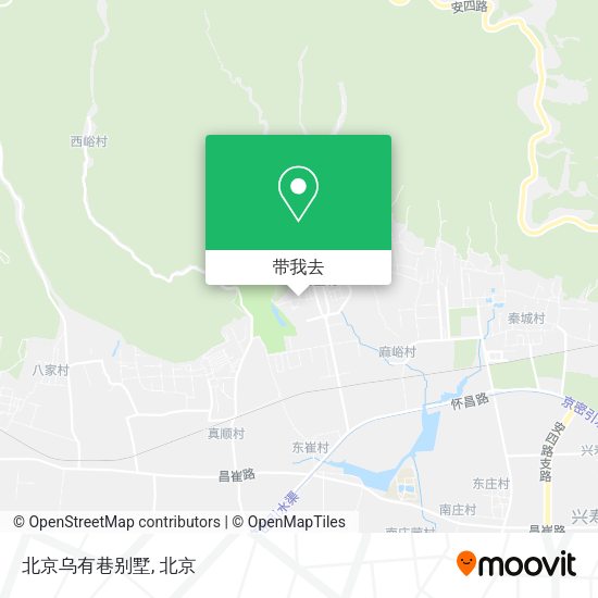 北京乌有巷别墅地图