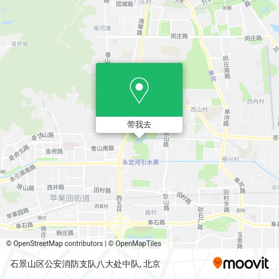 石景山区公安消防支队八大处中队地图