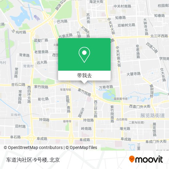 车道沟社区-9号楼地图