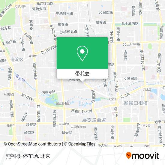 燕翔楼-停车场地图