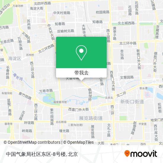 中国气象局社区东区-8号楼地图