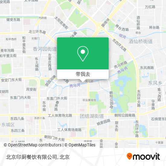 北京印厨餐饮有限公司地图