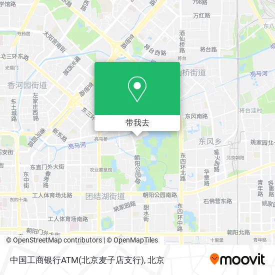 中国工商银行ATM(北京麦子店支行)地图