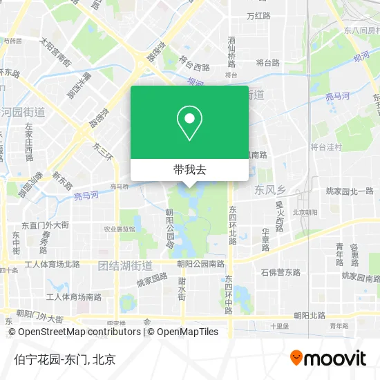 伯宁花园-东门地图