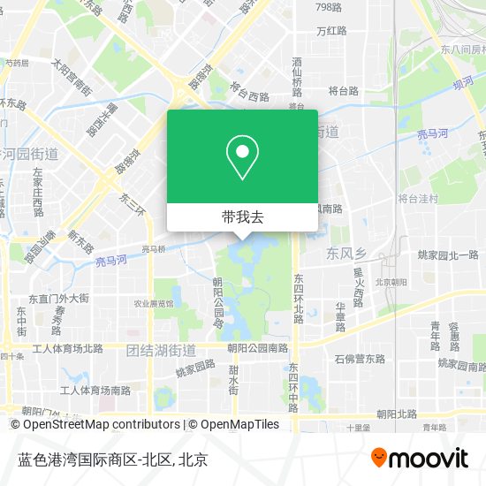 蓝色港湾国际商区-北区地图
