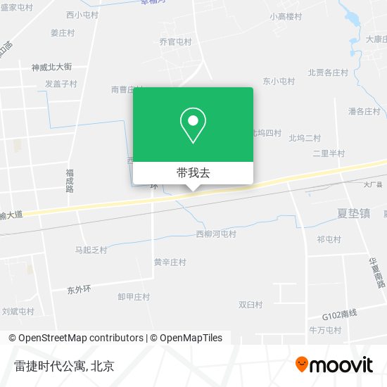 雷捷时代公寓地图