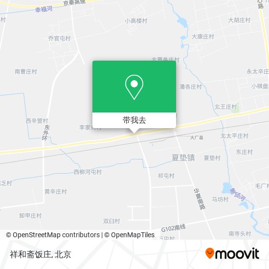 祥和斋饭庄地图