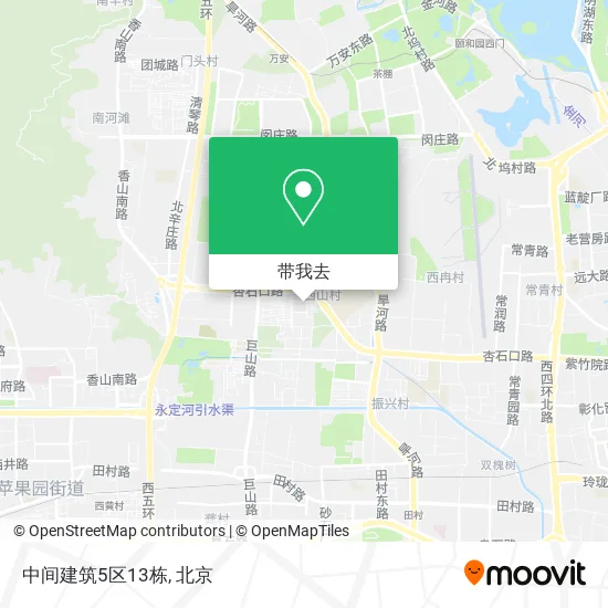 中间建筑5区13栋地图
