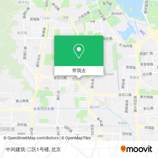 中间建筑-二区1号楼地图