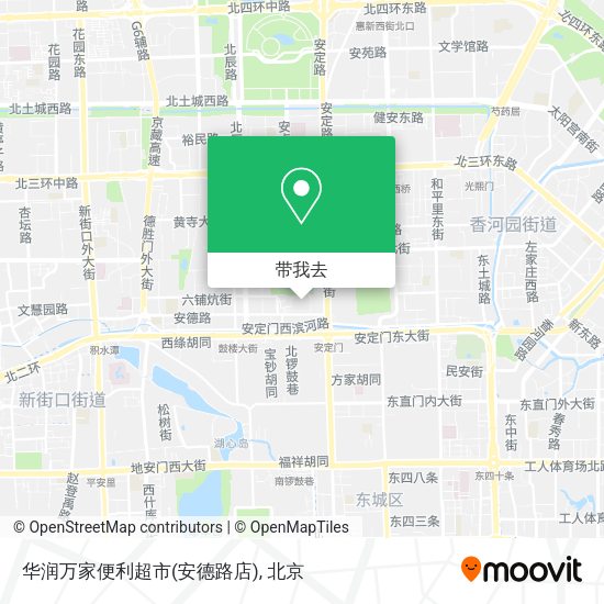华润万家便利超市(安德路店)地图