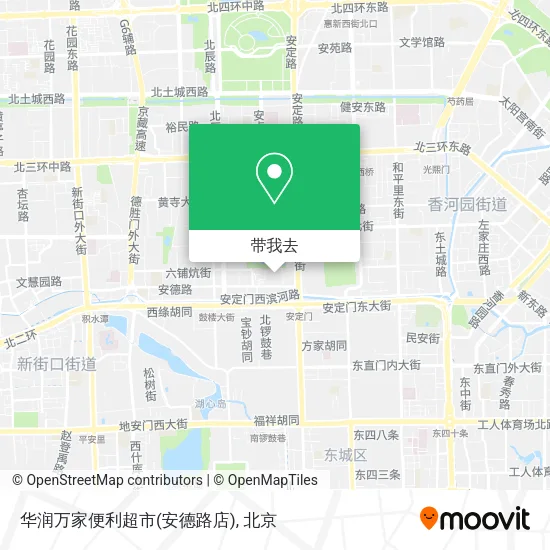 华润万家便利超市(安德路店)地图