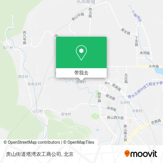 房山街道塔湾农工商公司地图