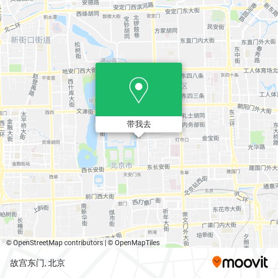 故宫东门地图
