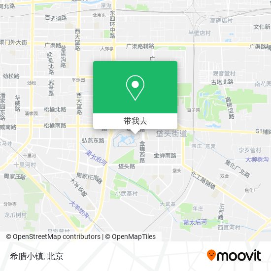希腊小镇地图