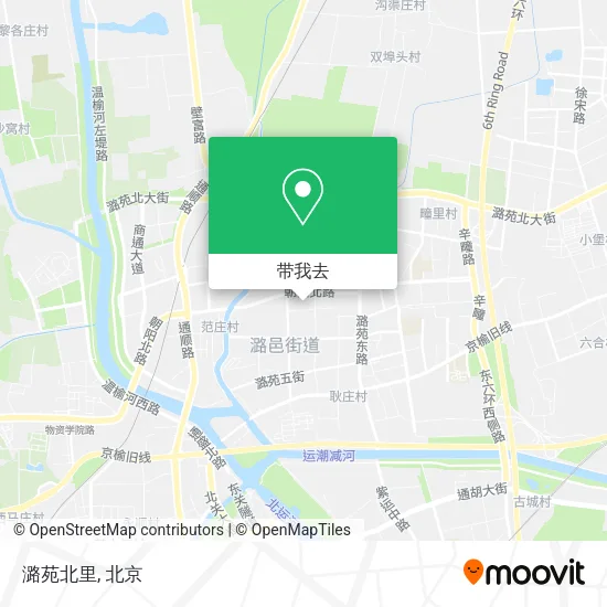 潞苑北里地图
