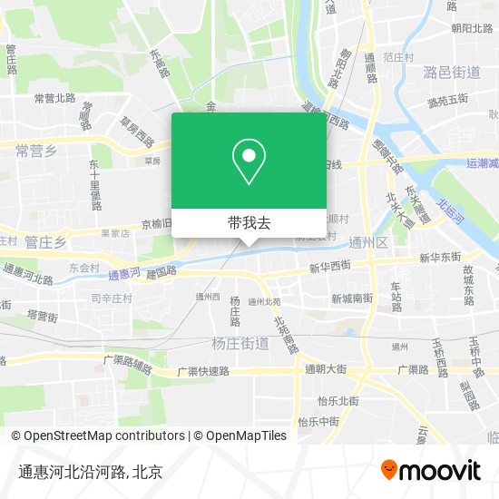 通惠河北沿河路地图