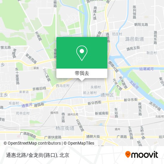 通惠北路/金龙街(路口)地图