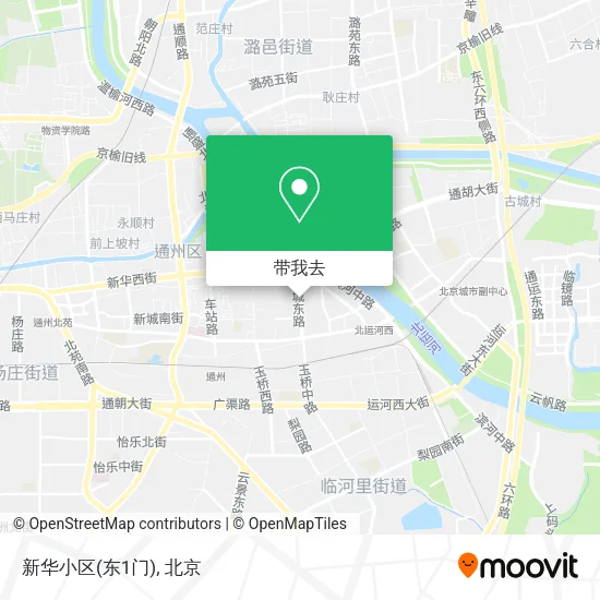 新华小区(东1门)地图
