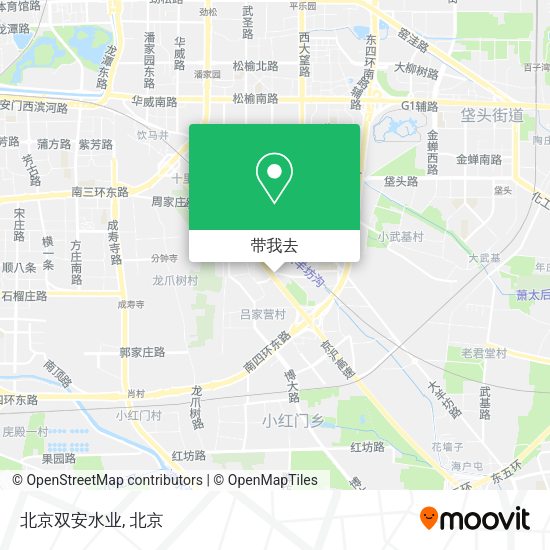 北京双安水业地图