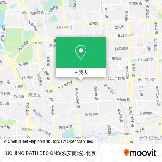 UCHINO BATH DESIGNS(双安商场)地图