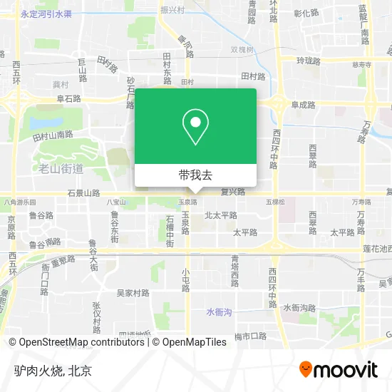 驴肉火烧地图