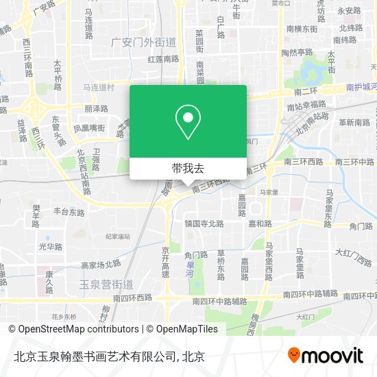 北京玉泉翰墨书画艺术有限公司地图
