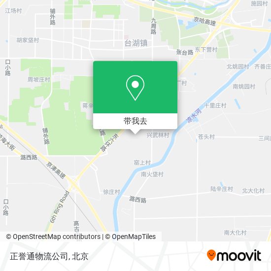 正誉通物流公司地图