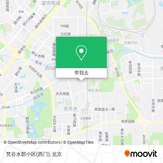梵谷水郡小区(西门)地图