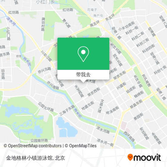 金地格林小镇游泳馆地图