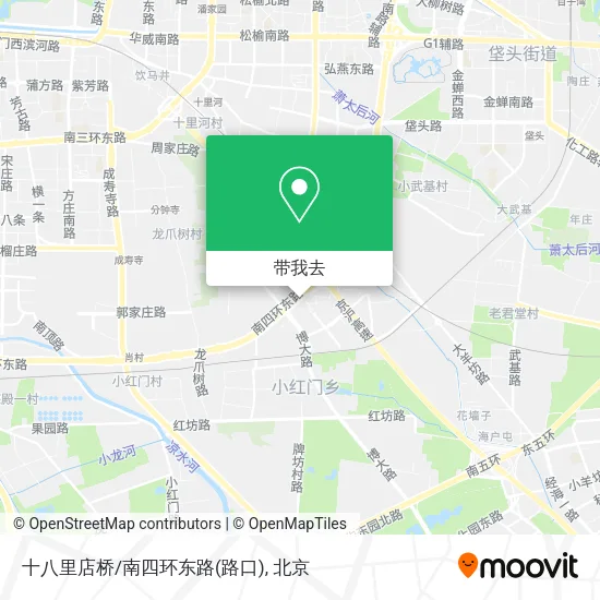 十八里店桥/南四环东路(路口)地图